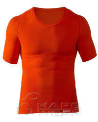 Knapman UltraThin v-hals oranje