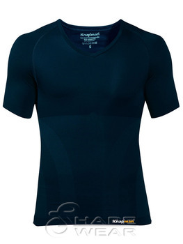 Knap'man Corrigerend V-hals Shirt Navy Blue - 2.0 Version