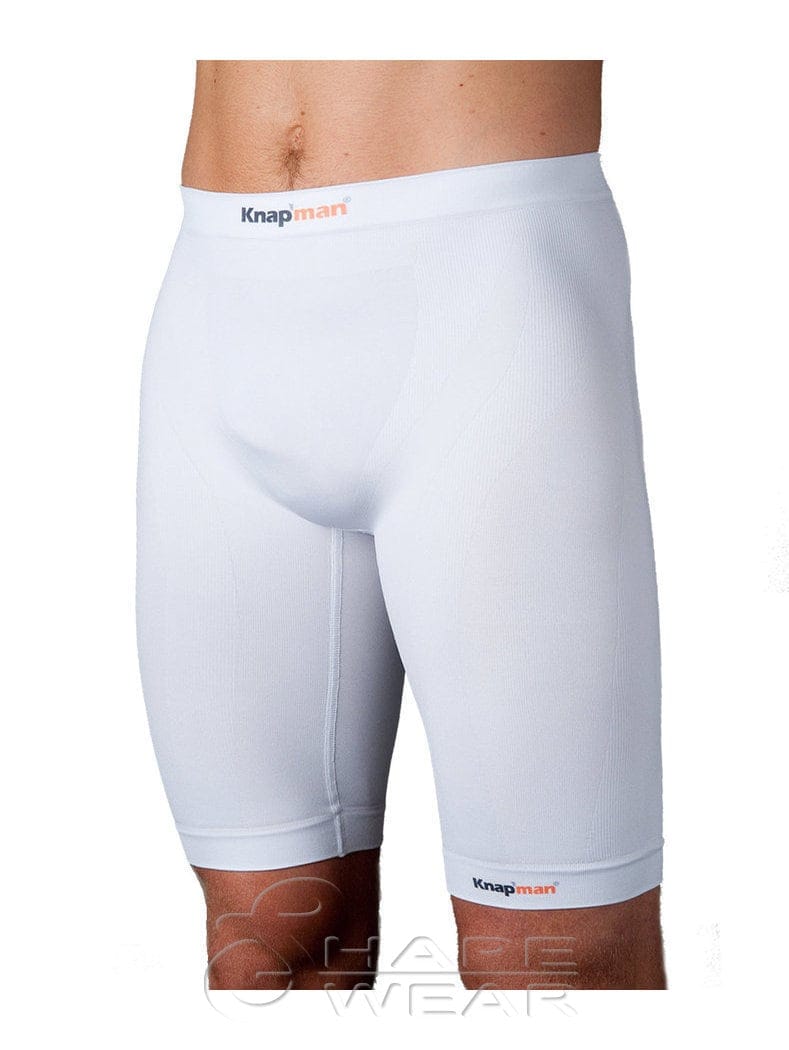 oplichter Opsommen methaan Boxershort Lang Wit - Shorts - Shapewear.nl - corrigerend ondergoed voor  mannen